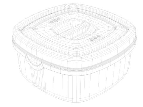 Lunch box 3 3D Model
