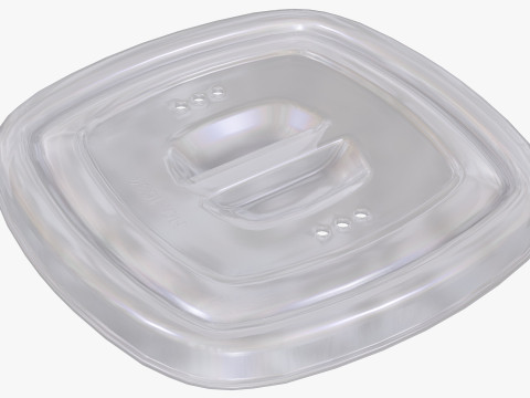 Lunch box 3 3D Model