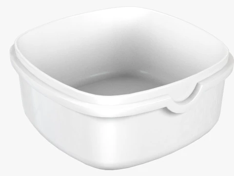 Lunch box 3 3D Model