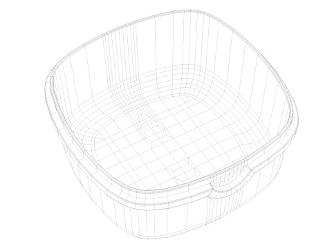 Lunch box 3 3D Model