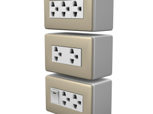 electrical sockets 3D Model