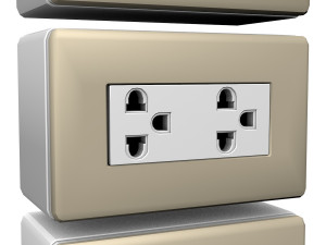 electrical sockets 3D Model