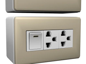 enchufes electricos Modelo 3D
