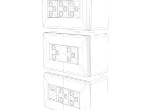 enchufes electricos Modelo 3D