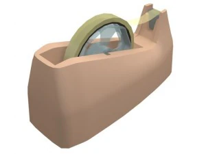 fita adesiva Modelo 3D