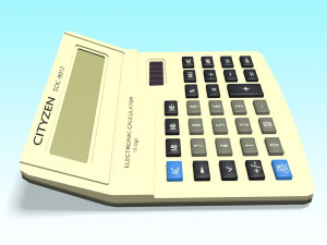 calculator 3D Model