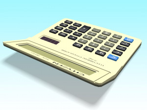 calculator 3D Model