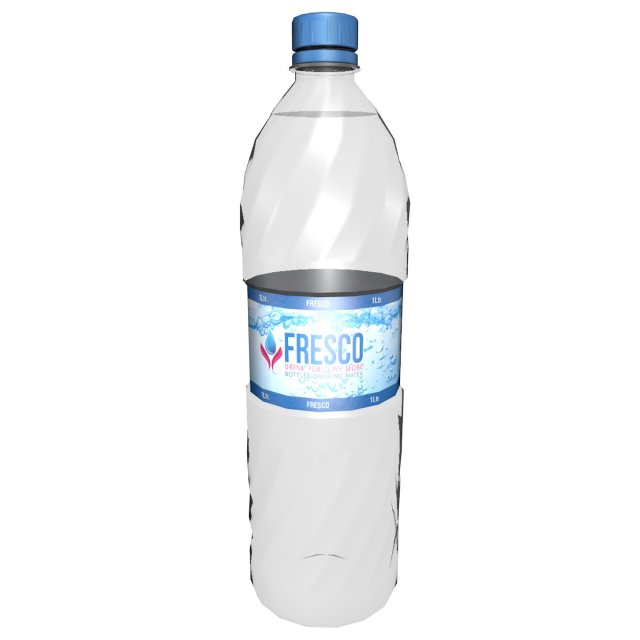 bottle 3D Model .c4d .max .obj .3ds .fbx .stl .blend 