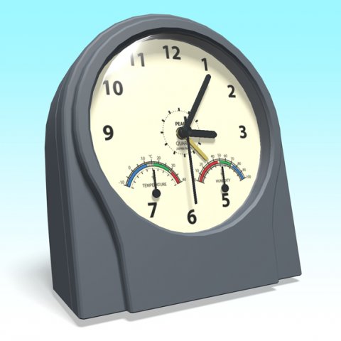 clock 3D 모델 .c4d .max .obj .3ds .fbx .stl .blend 