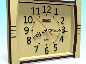 rel&oacute;gio Modelo 3D