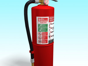 fire extinguisher 3D Model