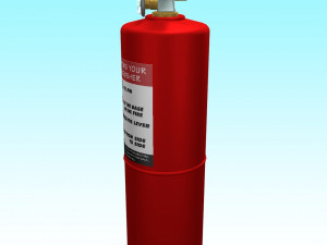 fire extinguisher 3D Model