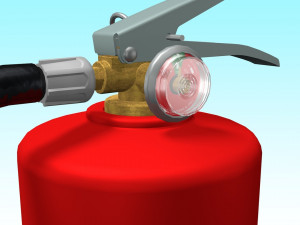 fire extinguisher 3D Model