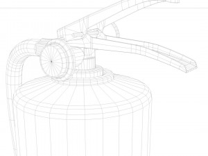 fire extinguisher 3D Model