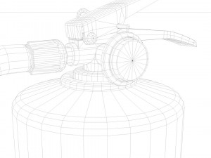 fire extinguisher 3D Model