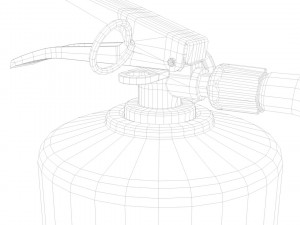 fire extinguisher 3D Model