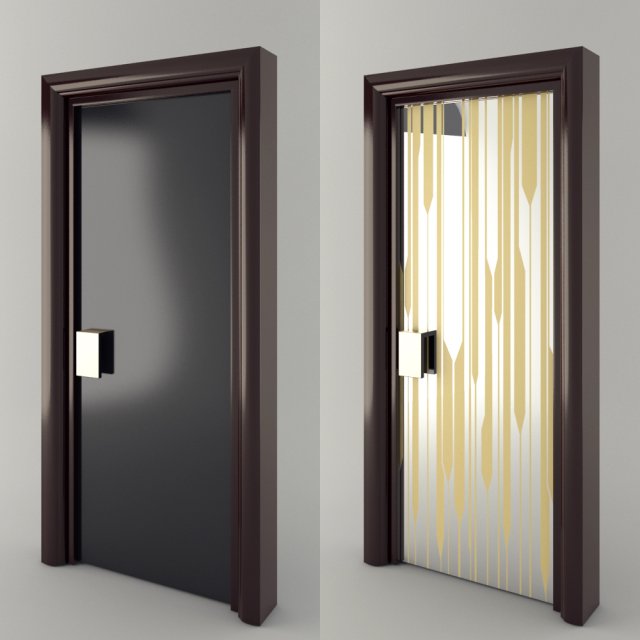 battenti door Modelo 3D .c4d .max .obj .3ds .fbx .stl .blend 