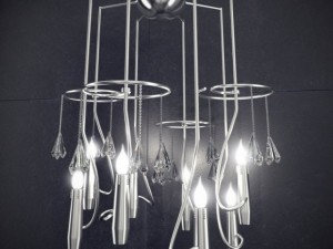 air chandelier Modelo 3D