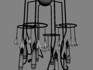 air chandelier Modelo 3D