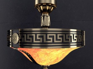 classic ceiling lamp 3D Модель