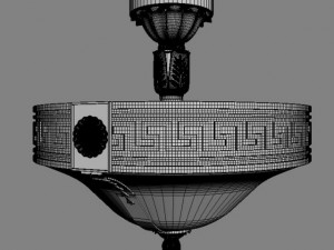 classic ceiling lamp 3D Модель