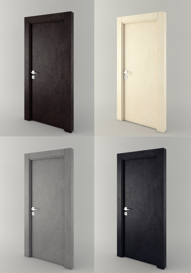 model loft door collection 3D 모델 .c4d .max .obj .3ds .fbx .stl .blend 