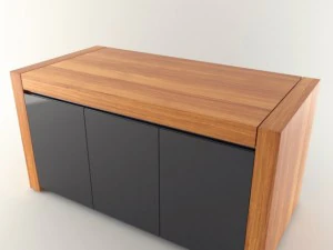 mesa transformadora de cozinha essencial systema Modelo 3D