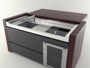 systema essential kitchen transformer table 3D Model