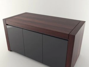 mesa transformadora de cozinha essencial systema Modelo 3D