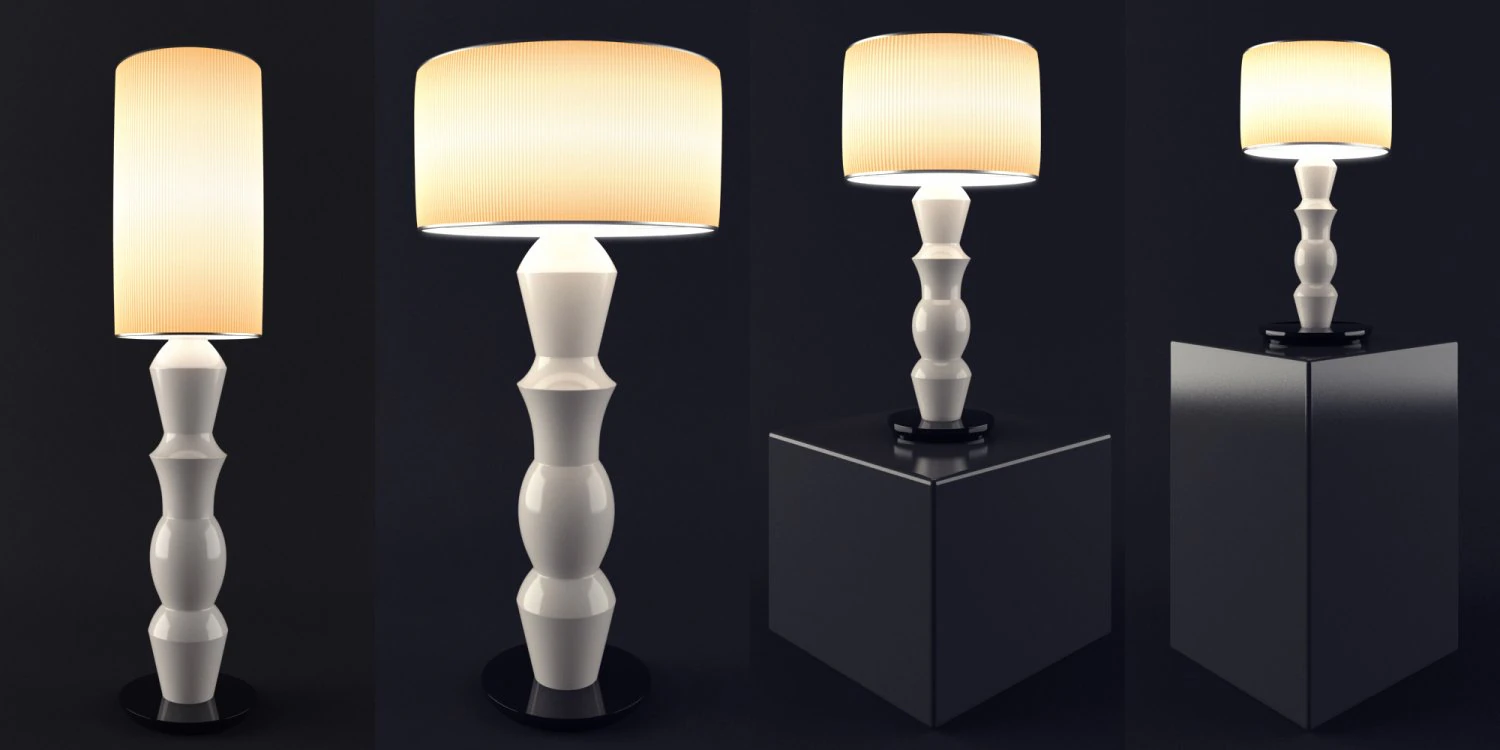 ulivi jackie lamp collection 3D Model .c4d .max .obj .3ds .fbx .stl .blend