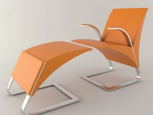 cole&ccedil;&atilde;o de cadeiras ravello Modelo 3D