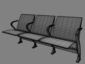 cole&ccedil;&atilde;o de cadeiras ravello Modelo 3D