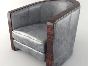 ulivi dorothy poltrona in ebano Modello 3D