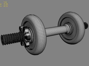 dumbbell Model 3D