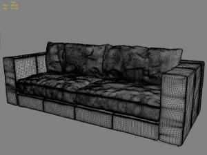 ulivi billy move sofa 3D Model