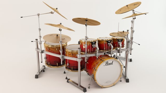 Pearl masterworks cheap drum set