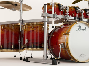 pearl masterworks drum 3D Model