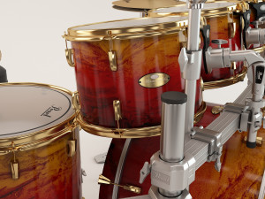 pearl masterworks drum 3D Model
