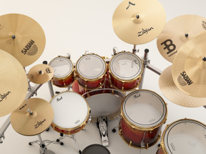 pearl masterworks drum 3D Model