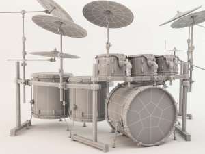 pearl masterworks drum 3D Model