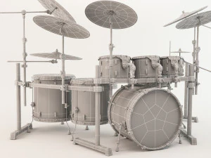 pearl masterworks drum 3D Model