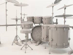 pearl masterworks drum 3D Model