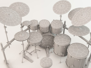 pearl masterworks drum 3D Model