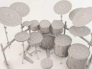 pearl masterworks drum 3D Model