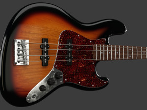 fender american standard jazz bass 3D मॉडल