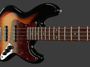 fender american standard jazz bass 3D मॉडल