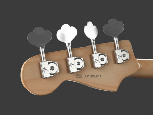 fender american standard jazz bass 3D मॉडल