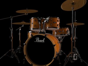 pearl drum vision brich 3D Model