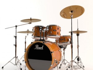 pearl drum vision brich 3D Model