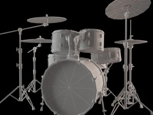pearl drum vision brich 3D Model